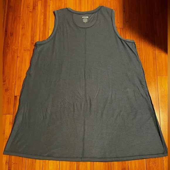 Wool& Sierra Tank Dress Blue Size 2X - Picture 8 of 14